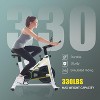 NAYSAYE Exercise Trainers Stationary Exercise Bike with 35LB Flywheel and Adjustable Resistance for Home Gym, White and Black, 41.14"*8.66"*32" - 2 of 4