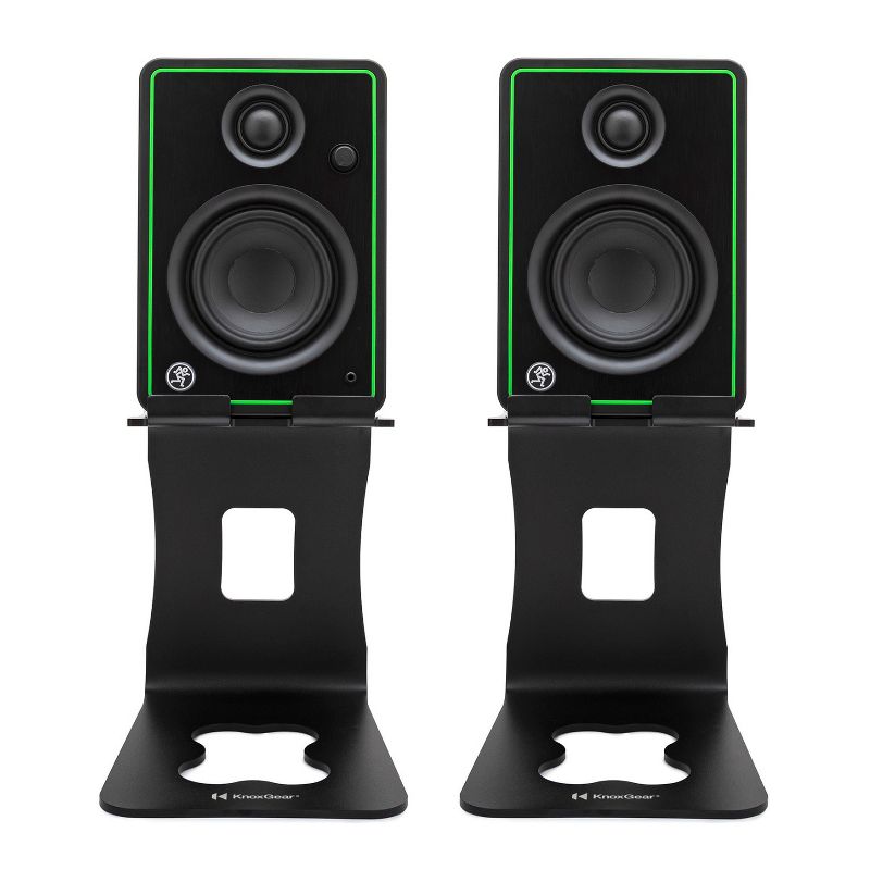 Mackie CR4-X 4-Inch Multimedia Monitors (Pair) Bundle with Monitor Stands, 1 of 4