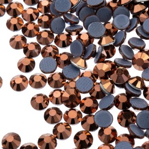 Crystal Lane DIY 1440 Pieces SS20 (4.7mm) Metallic Rose Gold Glass Flat Back Hotfix Rhinestones - 1 of 4