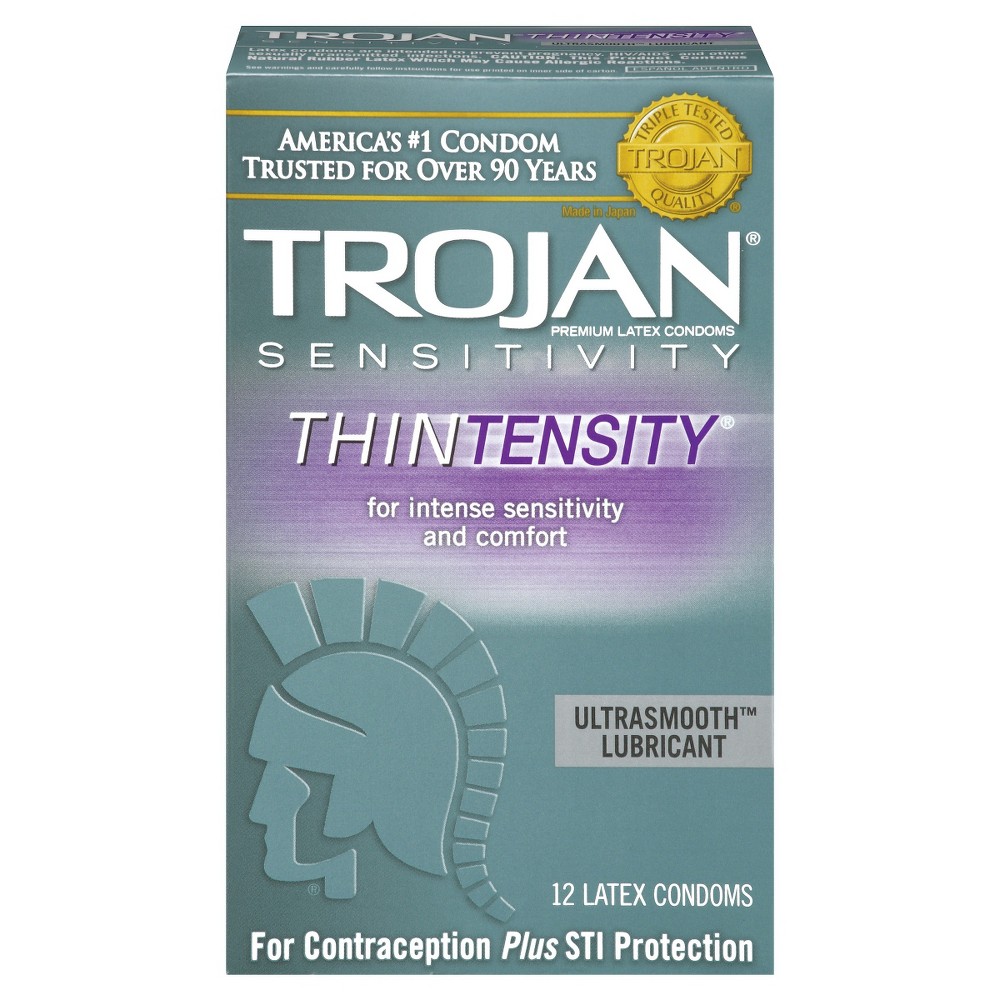 UPC 022600926733 product image for Trojan Thintensity Ultrasmooth Lubricant - Condoms 12 Count | upcitemdb.com