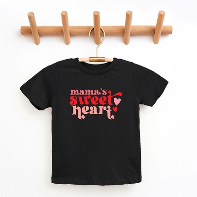 The Juniper Shop Pink Sweet Heart Toddler Short Sleeve Tee