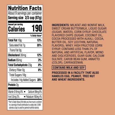 Chocolate Chip Ice Cream - 1.5qt - Favorite Day™