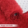 Shaggy Area Rug Modern Indoor Plush Fluffy Rugs Soft and Comfy Velvet Faux Fur Carpet Rugs for Bedroom Living Room Nursery - 4 of 4