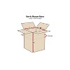 Box Partners Multi-Depth Corrugated Boxes 12" x 10" x 6" Kraft 25/Bundle MD12106 - 2 of 4