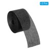 Unique Bargains DIY Crafts Decoration Soft Burlap Fabric Wired Ribbon 2 Pcs - 3 of 4