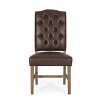 2pk Hyvonen Contemporary Upholstered Tufted Dining Chairs - Christopher Knight Home - image 3 of 4