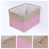 REGALWOVEN Fabric Collapsible Lightweight Open Storage Bins 15 x 11 x 9.4 Inch 3 Packs - 2 of 4