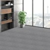 VEVOR Carpet Tiles Peel and Stick, 12” x 12” Squares Self Adhesive Carpet Floor Tile, Soft Padded Carpet Tiles, Easy Install (12 Tiles, Light Gray) - 2 of 4