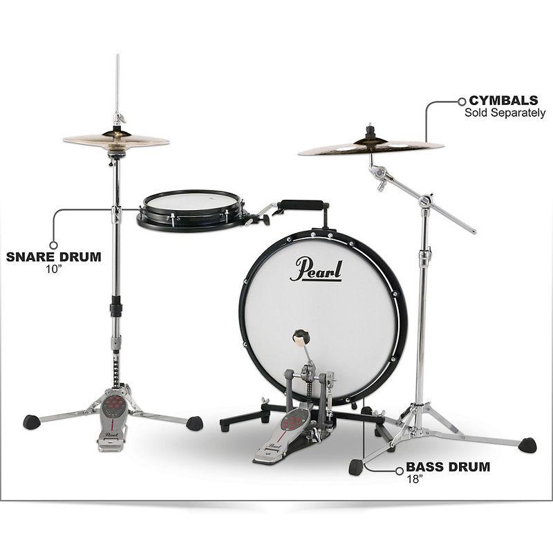 Pearl Compact Traveler 2-Piece Drum Kit, 2 of 5