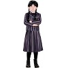 Wednesday Inspired Gothic Girl School Uniform Child Costume - image 3 of 3