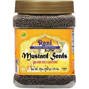Rani Brand Authentic Indian Foods | Mustard Seeds (Black Kali Sarson) - 1 of 4