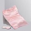 PiccoCasa 19 Momme Envelope Closure Silk Pillowcase with Eye Cover - 2 of 4