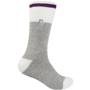 Kids' Remi LITE™ Cream Block Twist Crew Socks - 1 of 1