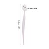 Unique Bargains Soft Plastic Silicone Cleansing Brush Heart-shaped Nose 5.31"x0.87" 1 Pc - 4 of 4