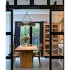 Urban Ambiance Luxury Cosmopolitan Indoor Pendant,  23-3/4''H x 31-3/4"W x 31-3/4''D,  Matte Black Finish, UHP4704 - 2 of 4