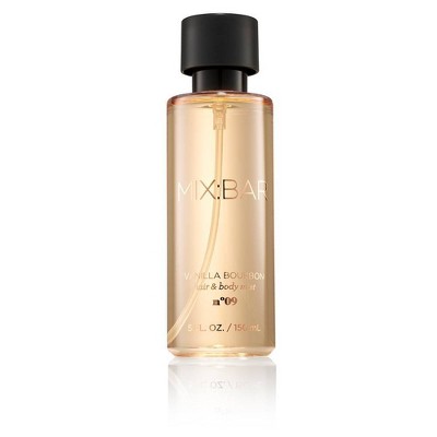 MIX:BAR Vanilla Bourbon Hair &#38; Body Mist - Clean, Vegan Body Spray Fragrance &#38; Hair Perfume for Women - 5 fl oz
