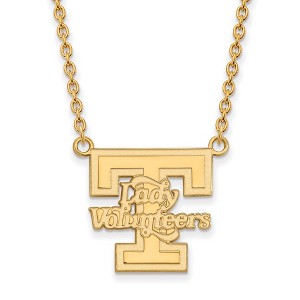 Black Bow Jewelry 14k Yellow Gold Tennessee Volunteers NCAA Necklace 18 Inch - 1 of 4