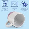 100 North COR-MS32100076080C Kindness Wins Speckled Purple Diagonal Stackable Nesting Kitchen 13 ounce Ceramic Coffee Tea Cup Mug - 4 of 4