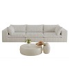 Whisen Cloud Sofa, Corduroy Fabric, Deep Seat Couche - 3 of 4