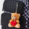 Girls' Teddy Bear Bag Charm - art class™ Brown - 3 of 3