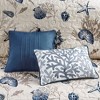 Gulches Full/Queen Brushed Microfiber Quilt Set with Throw Pillows Blue - 3 of 4