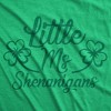 Womens Little Ms Shenanigans T Shirt Funny St Patricks Day Parade Outfit Graphic Novelty Tee - Crazy Dog Women's T Shirt - 2 of 4