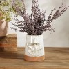 Tapered Porecelain Planter with Mushrooms (Set of 2) - 2 of 3