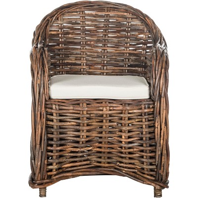 Nita Wicker Club Chair - Natural - Safavieh