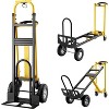 Dolly Cart with Wheels, 800Lbs Capacity, Heavy Duty Folding Hand Truck, Rolling Utility Cart for Transport and Moving in Home, Warehouse, Supermarket - 2 of 4