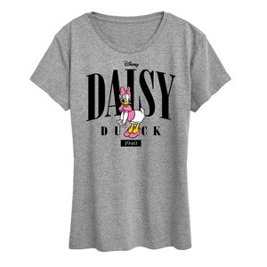 Women's - Disney - Daisy Duck 1940 Collegiate Short Sleeve Graphic T-Shirt - 1 of 4