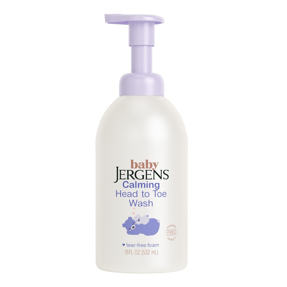 Photos - Hair Product Baby Jergens Calming Head to Toe Tear-Free Foam Shampoo and Body Wash - 18 fl oz