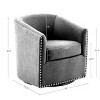 NicBex Swivel Accent Chair,Upholstered Swivel Living Room Chairs with Mid-Height Backrest,Modern Arm Chair,Accent Chairs for Living Room - 3 of 4