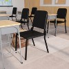 Emma and Oliver Black High Density Stackable Melody Band/Music Chair - 2 of 4