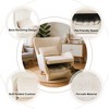 Whisen Mid-Century Velvet Anti-Scratching Lounge Sofa Chair with Pet Nook bed and Soft Cushions - 3 of 4