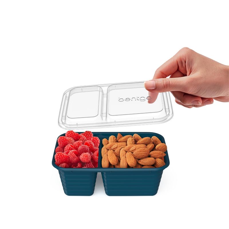 Bentgo Meal Prep 2-Compartment Snack Container Set, Reusable, Durable, Microwaveable - 20pc, 6 of 10