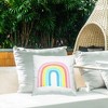 Stupell Industries Traditional Pastel Arch Rainbow Children's Striped Pattern - 2 of 3