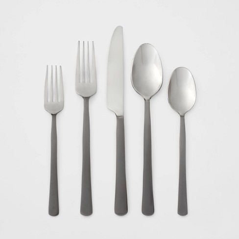 20pc Flatware Set Silver - Room Essentials™ : Target