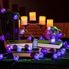 SYNCFUN Halloween Decorations Eyeball String Lights, Waterproof Decorative Lights with 8 Modes for Indoor/Outdoor Halloween Party Supplies Yard Decor - 2 of 4