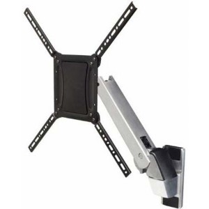 Ergotron Mounting Arm for Flat Panel Display Polished Aluminum Black - 1 of 4