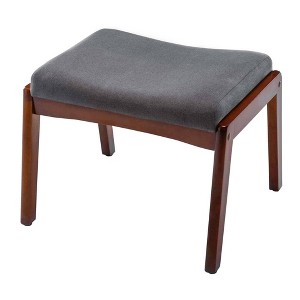 Breighton Home Designs4Comfort Natalie Accent Ottoman Stool - 1 of 4