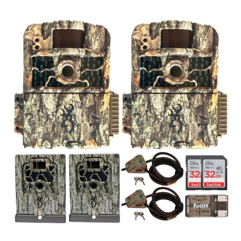 Browning Trail Cameras 18MP Strike Force HD Max Trail Camera with 32GB Bundle 