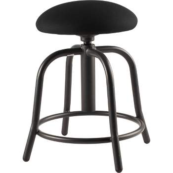 18"-25" Height Adjustable Designer Stool with Padded Seat and Frame - Hampden Furnishings
