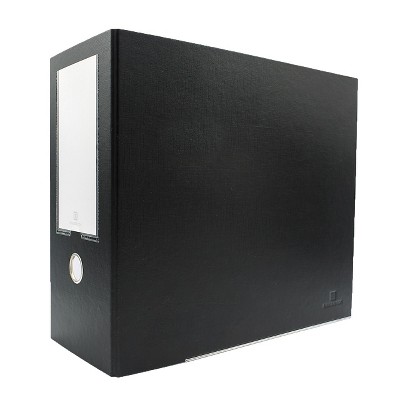 Bindertek 3-Ring 5-Inch Premium High Capacity Binders Black 3XXLN-BK