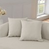 Kumasinova Modern Minimalist Lazy Sofa, Lamb's Wool Fabric Curved Modular Sectional Sofa, No Assembly, High-Density Foam, Couch for Living Room - 3 of 4