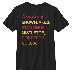 Boy's Lost Gods Christmas Dream List T-Shirt - 1 of 4