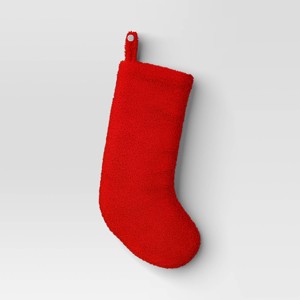 20" Faux Shearling Stocking - Wondershop™ - 1 of 3