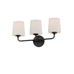 Maxim Lighting Bristol 3 - Light Vanity in  Black - 1 of 4