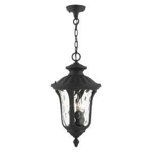Livex Lighting Oxford 3 - Light Pendant in  Textured Black - 1 of 4