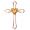 Pompeii3 7mm Citrine Women's Heart Pendant in 14k Gold Necklace 7mm Tall - 4 of 4