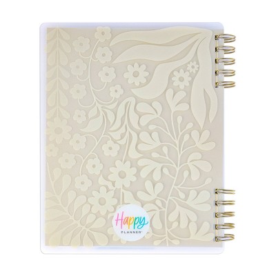 The Happy Planner 2025 Weekly/Monthly Planner 9.75"x8.75" Classic Green Garden: Happy Brands Adult Agenda, Twin-Wire Binding